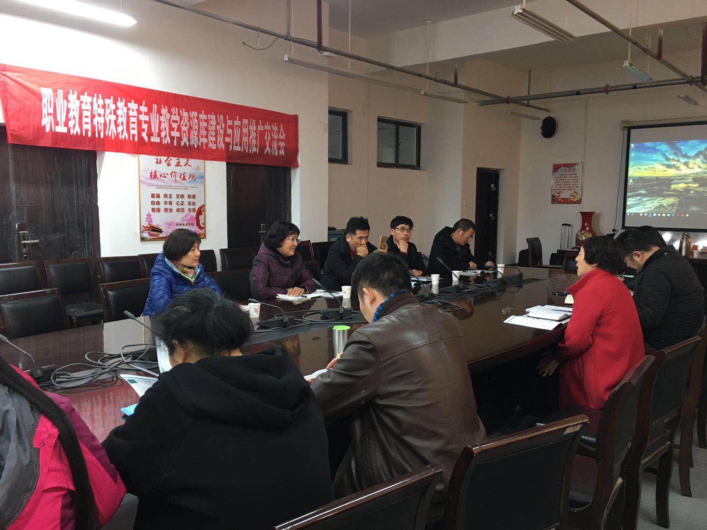 交流会现场